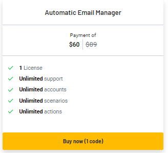 Automatic Email Manager Appsumo Price