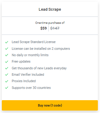 Lead Scrape Prices