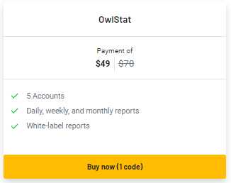 OwlStat Appsumo Price